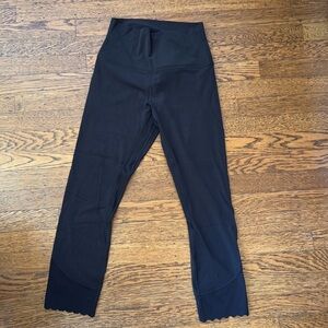 Lululemon Align Cropped Leggings with scalloped hem
